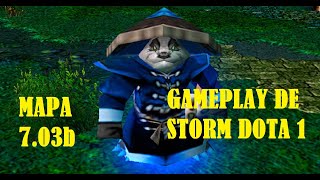 GAMEPLAY DE STORM DOTA 1 MAPA 7.03b2