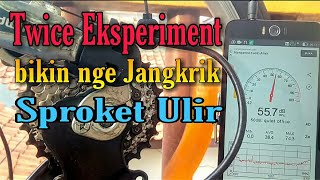 Setting  Freewheel / Sprocket sepeda lipat jadi suara Jangkrik