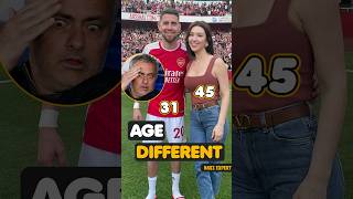 Age Different Between Player & Girlfriend/Wife😍 #football #trending #shorts #viral #fyp #short