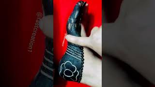 Amazing reverse leg mehndi।।beautiful foot mehndi design।।easy leg mehndi design#shorts #short