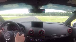 2019 Audi RS3 7/7/2019 Dominion Raceway Track Cross