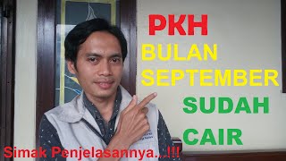 Bantuan sosial PKH untuk bulan september 2020 sudah cair