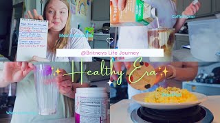 DAY 28 ✨Healthy Era✨ 60 day glow up, meal prepping starts next week🥑,  ice coffee runs ☕️+ more!