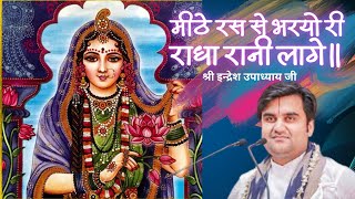 मीठे रस से भरीयो री | Mithe Ras Se Bharyo with Lyrics || Indresh ji Maharaj || Bhakti Vibes