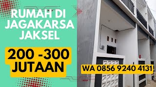 Rumah dijual di Jagakarsa Jakarta Selatan harga 200 Juta an - 300 juta an akses motor bebas banjir