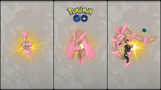 Pokemon GO: Mega Evolving Shiny Buneary into Shiny Lopunny And Mega Lopunny