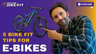 5 BIKE FIT TIPS FOR E-BIKES