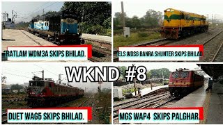 Weekend SERIES #8 : DUET Wag5 + RATLAM WDM3A + BANDRA SPECIALIST SHUTTER | Indian Railway