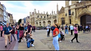 Exploring the VIBRANT and LIVELY CAMBRIDGE City Centre  - Walking Tour 2022