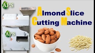 Almond slicer cutting machine// બદામ સ્લાઇસર મશીન 7046650555