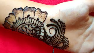 Arabic mehndi designs //simple and stylish mehndi designs for front hand