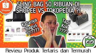 Review Jujur TAS CANTIK NAN MEWAH cuma 50 ribuan di Tokopedia VS Shopee | VIX Tv Termurah Terlaris