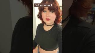 First day! #school #fypシ゚viral #heathers #viralvideo