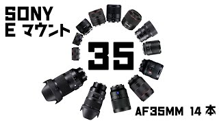 SONY Eマウント35mm14本【フルサイズAFレンズ限定】