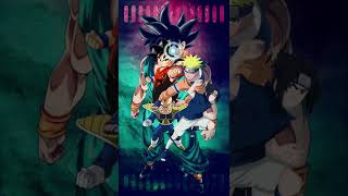 goku + vegita vs naruto and sasuke