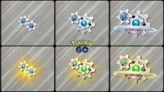 Pokemon Go: Evolving Normal & Shiny Klink into Klang & Klinklang