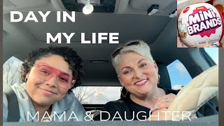 FUN MAMA & DAUGHTER SHOPPING VLOG… MINI BRANDS UNBOXING…ULTA, MICHAELS, TRADER JOES, RESTORE, $ Tree