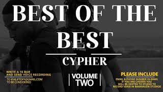 Looking for 7 ARTISTS!!! Cypher Beat CYPHER VOL 2