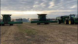 GETTING THE COMBINES READY FOR THE DAY