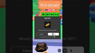 I donated 20 players today in roblox plz donate #roblox #bloxfruits #plzdonate #trendingshorts