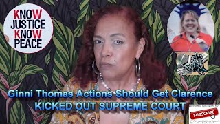 Clarence Thomas Needs To Resign ASAP Because Of His Wife Ginni being Apart of Overthrow of US