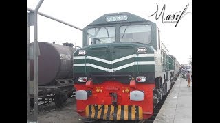 FEBRUARY EVENING KARAKORAM EXPRESS WITH ZCU ARRIVING HYDERABAD RAILWAY STATION