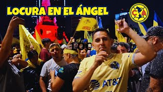 AMÉRICA BICAMPEÓN Así se vivió el festejo en el ÁNGEL DE LA INDEPENDENCIA 🦅🏆🗣️