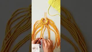 Lighting up Diwali with a DIY Diya macrame twist🪔🪔#viralshorts#macrame#artist#viralvideo#viralshorts