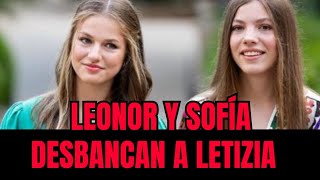 Leonor y Sofía desbancan a Letizia