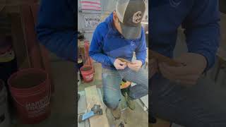 Making a Leather Sheath for a Field and Hunting Knife | Knife Making #shorts