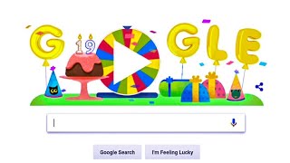 Google Surprise Spinner Games - 19th Anniversary special