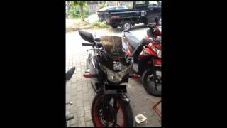 Spion R25 di CBR250R (modifikasi)