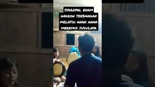 ini kegiatan anak anak didesaku main alat musik tradisional #viral #hadroh #syarofulanam #terbangan