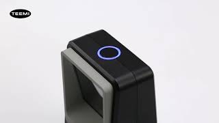 TEEMI TMSL-60 Hands-free 1D 2D Barcode Scanner QR Omnidirectional Desktop USB Wired Virtual COM Port