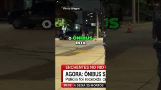 Operação Policial de Combate a Incêndios em Ônibus em Porto Alegre