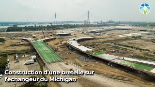 Construction d'une bretelle sur l'échangeur du Michigan