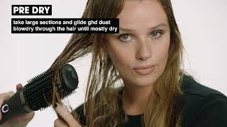 How To Get Easy Blowout Hair Using The New ghd Duet Blowdry