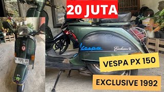 Dijual Vespa PX 150 Exclusive 92