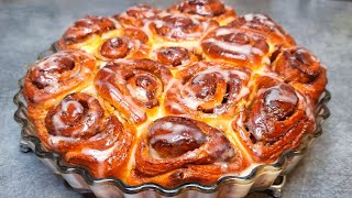 CINNAMON ROLLS ROULÉS A LA CANNELLE