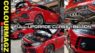 Full Upgrade Class 1 Billion Honda Civic Hatchback - Type R Bodykit