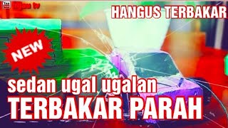 video miniatur mobil terbakar  (parah) #miniatur #miniaturmobil #moniatursedan #hujautv