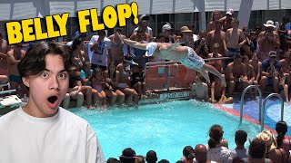 BELLY FLOP COMPETITION!!! Royal Caribbean Symphony of the Seas - Cruise Week Day 6