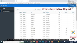 How to Create Interactive Report in Oracle Apex | Mr Gactack