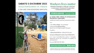 MP Formazione - La tutela delle vittime di sfruttamento lavorativo e capolarato