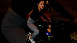 Yamaha YZF R15M with Lady Biker Sanjana