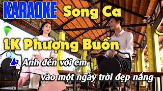 KARAOKE Liên Khúc Phượng Buồn song ca beat gốc Thuý Phượng, Xuân Hoà