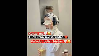 Vafodor bolish bizdan 🤍😅