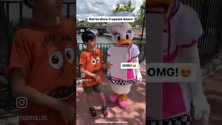 10yo Autistic Savant Shows Daisy Duck His Upside Down Drawing | Disney