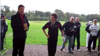 Faldo Series Grand Final 2011: Sir Nick & Rory Golf Clinic