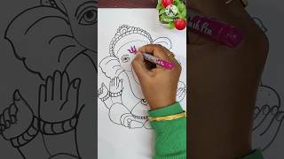 Ganpati Bappa|Jai Ganesh|#youtubeshorts #pencildrawing #pencilsketch